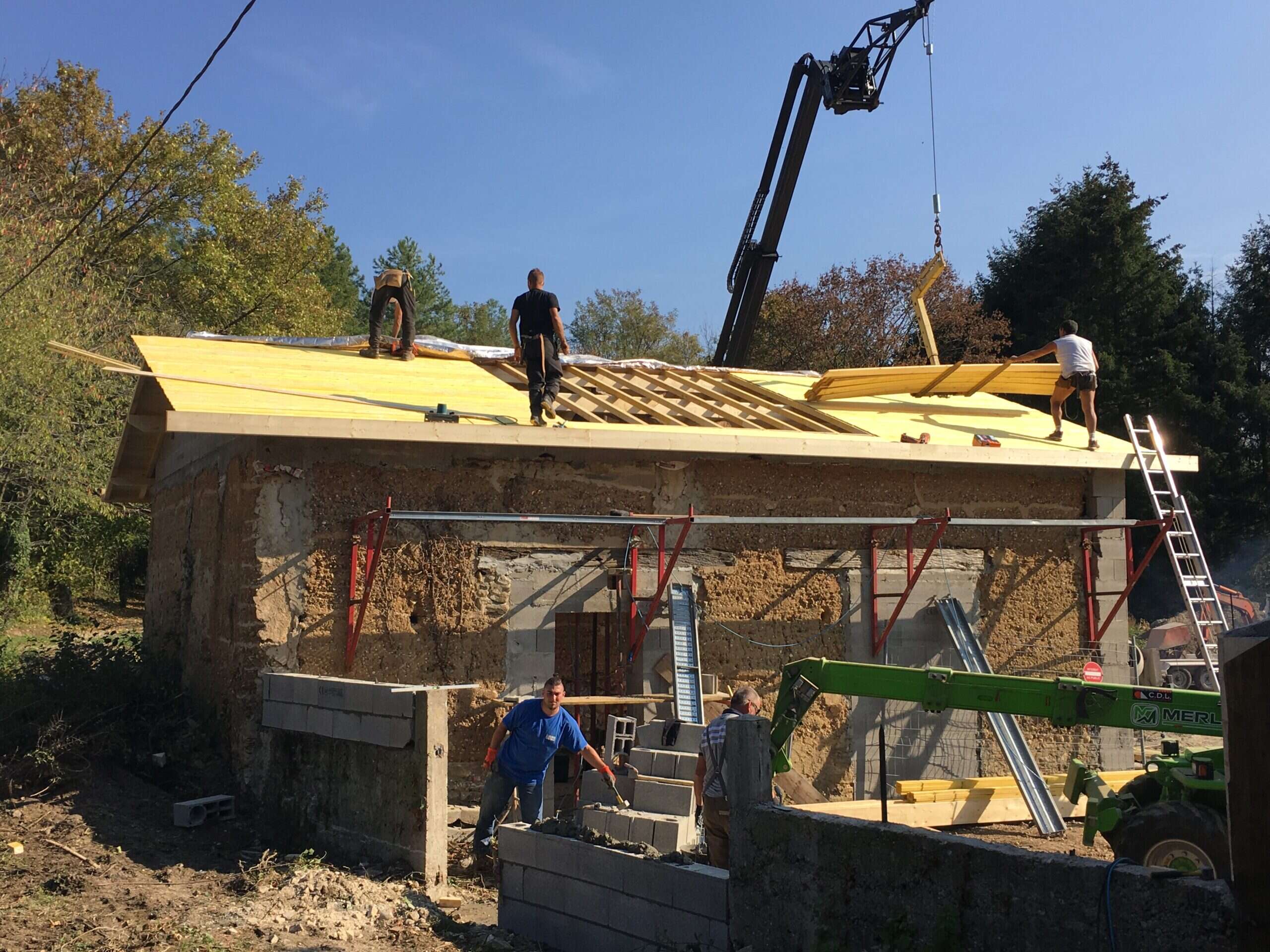 Rénovation d’une charpente en bois