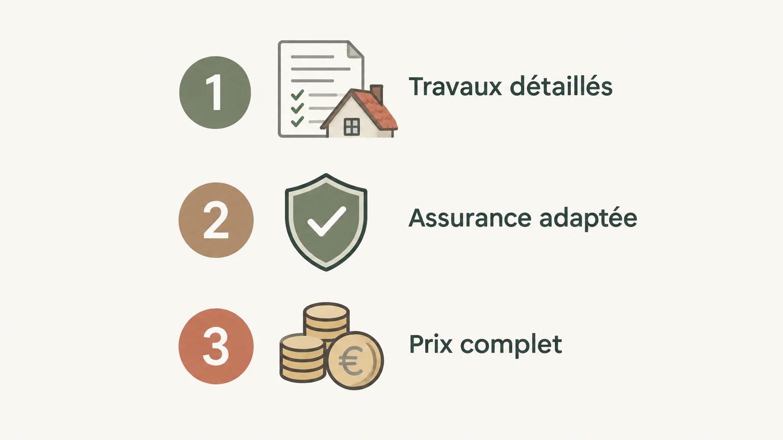 Checklist pour vérifier les travaux, l’assurance et le prix d’un devis de toiture
